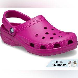 💕Fuchsia Size 8 Classic Clog Crocs